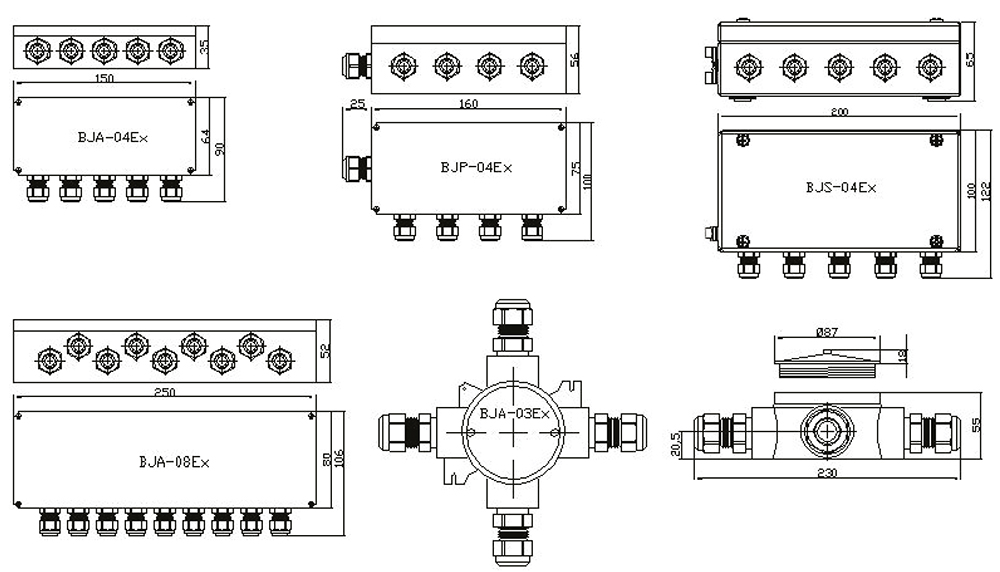 BJ-EX Series Ex-Proof Junction Boxes | Scale-Link Automation, Inc.